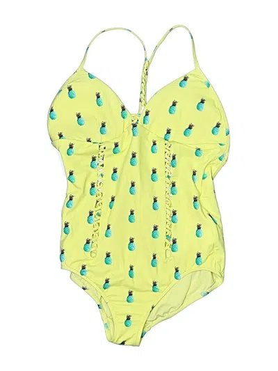 Pre-owned Seafolly One Piece Swimsuit In Green