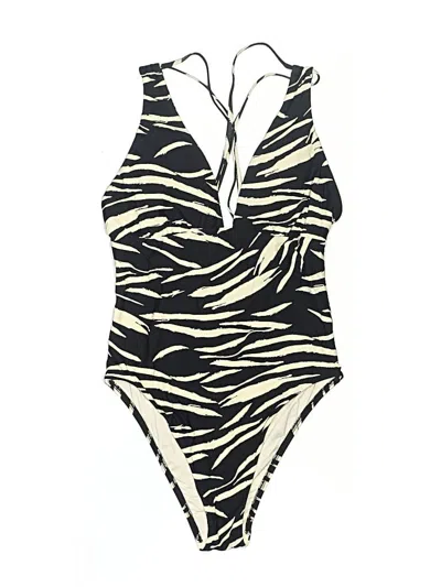 Pre-owned Seafolly One Piece Swimsuit In Ivory