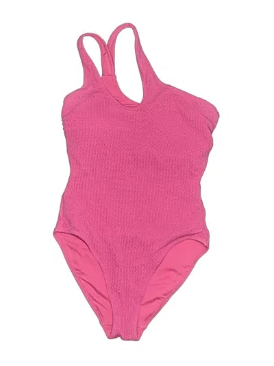 Pre-owned Seafolly One Piece Swimsuit In Pink