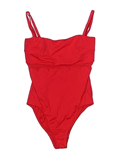 Pre-owned Seafolly One Piece Swimsuit In Red