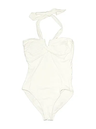 Pre-owned Seafolly One Piece Swimsuit In White