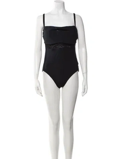 Pre-owned Seafolly One-piece In Black