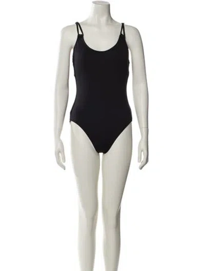 Pre-owned Seafolly One-piece In Black