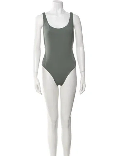 Pre-owned Seafolly One-piece In Green