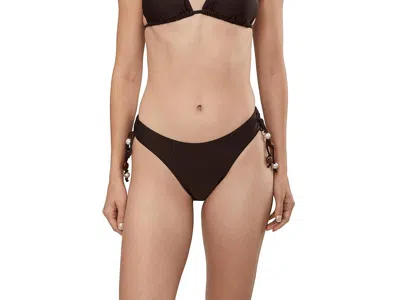 Seafolly Palermo Loop Tie Side Pants Women's Swimwear Sepia: Aus 10 (us Women's 6) In Brown