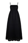 Seafolly Piped Maxi Dress Black In Black