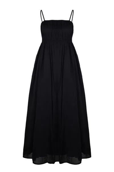 Seafolly Piped Maxi Dress Black