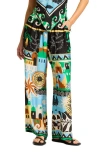 SEAFOLLY PRINT WIDE LEG COVER-UP PANTS