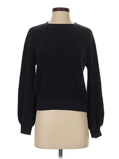 Pre-owned Seafolly Pullover Sweater In Black