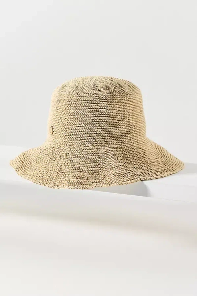 Seafolly Raffia Bucket Hat In Neutral