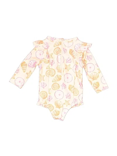 Pre-owned Seafolly Babies' Rash Guard In Ivory