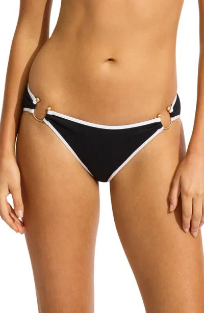 Seafolly Ring Hipster Bikini Bottoms