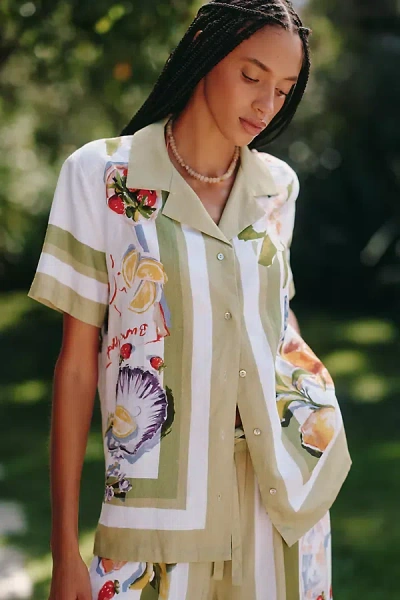 Seafolly Riviera Coast Shirt In Multi