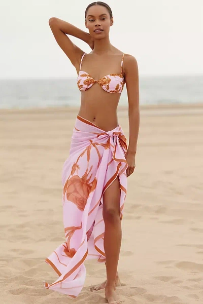 Seafolly Rococo Sarong In Pink