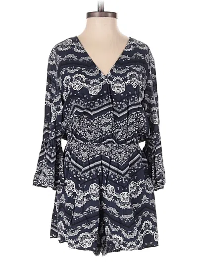 Pre-owned Seafolly Romper In Blue