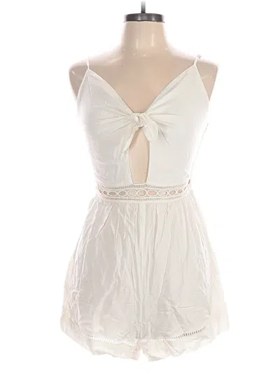Pre-owned Seafolly Romper In White