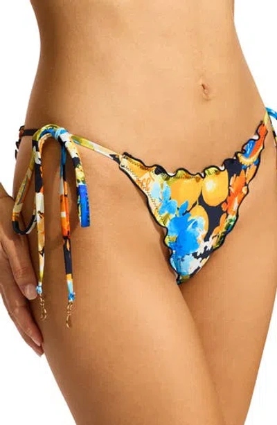 Seafolly Brazilian Tie Side Braguita De Bikini Para Mujer