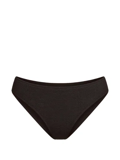 Seafolly Sea Dive Bikini Bottom In Brown