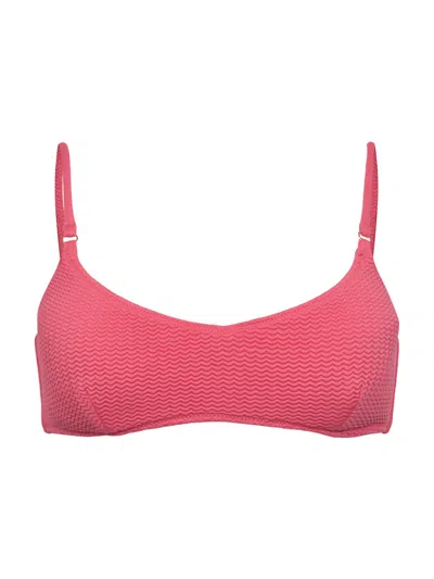 Seafolly Sea Dive Bralette Bikini Top In Snapdragon