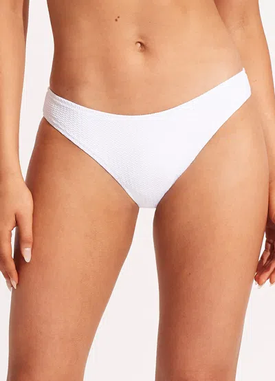 Seafolly Sea Dive Hipster Pant White