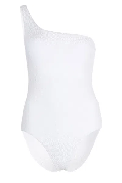 Seafolly Sea Dive One Shoulder One Piece White