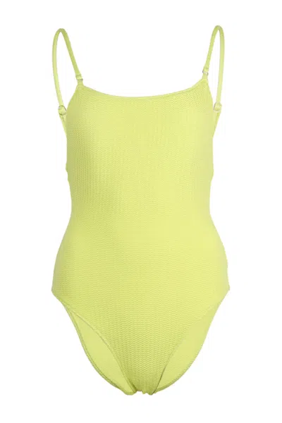 Seafolly Sea Dive Scoop Neck One Piece Wild Lime In Green