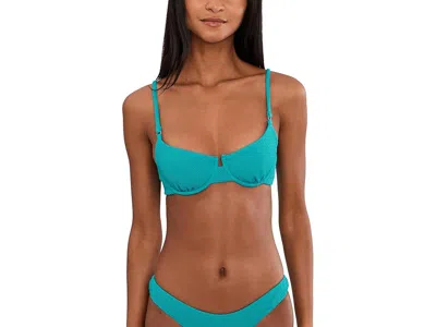Seafolly Sea Dive Underwire Bra In Blue