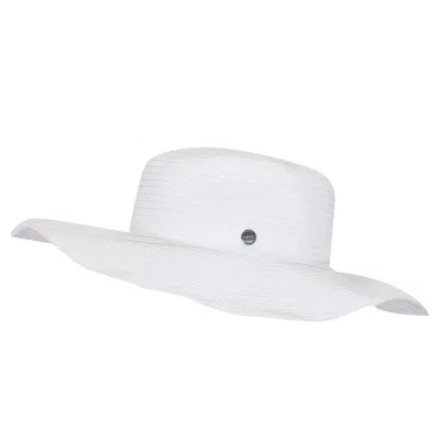 Seafolly Shady Lady Lizzy Hat White