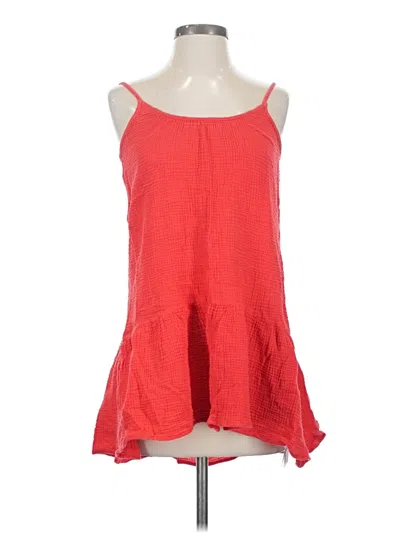 Pre-owned Seafolly Sleeveless Top Red Halter Neckline Tops