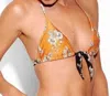Seafolly Splendour Slide Tri Bikini Top In Honey In Gold