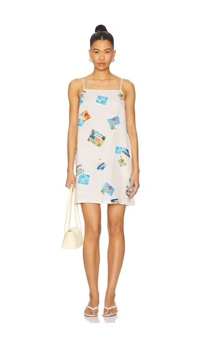 Seafolly Sunset Bandeau Mini Dress In Multi