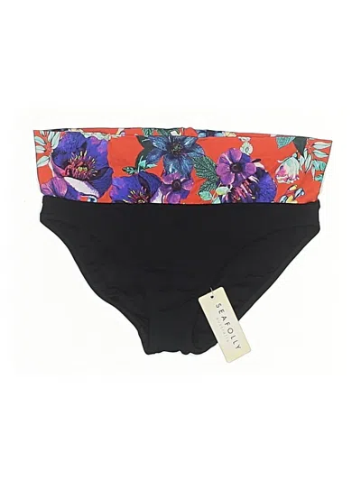 Pre-owned Seafolly Swimsuit Bottoms In Black