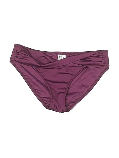 Pre-owned Seafolly Swimsuit Bottoms In Burgundy
