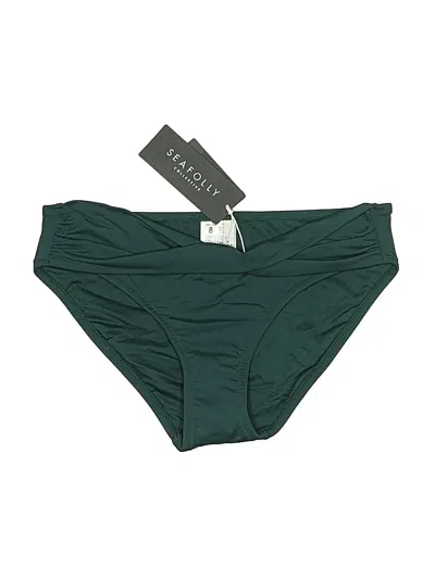 Pre-owned Seafolly Swimsuit Bottoms In Green