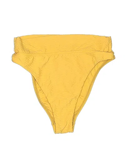 Pre-owned Seafolly Swimsuit Bottoms In Yellow