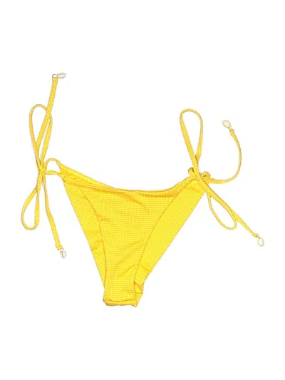 Pre-owned Seafolly Swimsuit Bottoms In Yellow