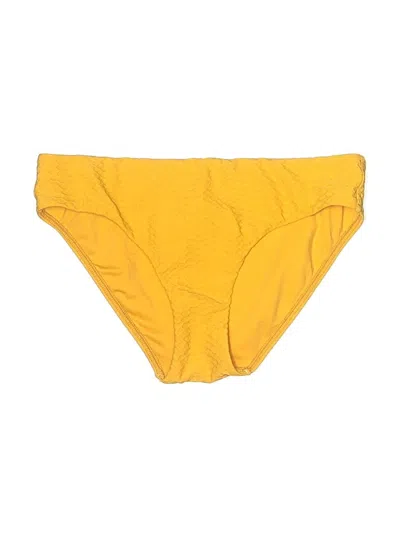 Pre-owned Seafolly Swimsuit Bottoms In Yellow