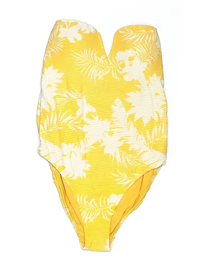 Pre-owned Seafolly Swimsuit Cover Up In Yellow