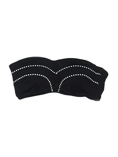 Pre-owned Seafolly Swimsuit Top Black Swimwear