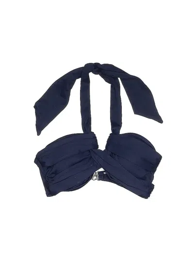 Pre-owned Seafolly Swimsuit Top Blue Swimwear