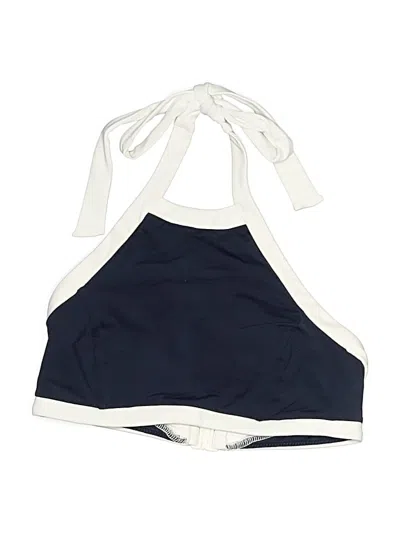 Pre-owned Seafolly Swimsuit Top Ivory Solid Pattern Swimwear