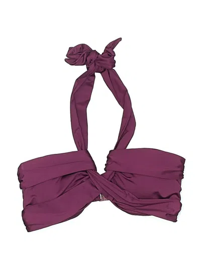 Pre-owned Seafolly Swimsuit Top Purple Swimwear