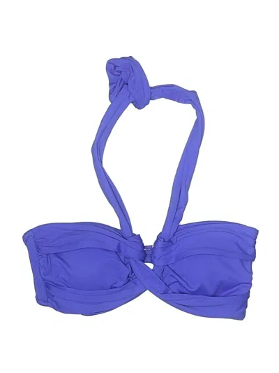 Pre-owned Seafolly Swimsuit Top Purple Swimwear