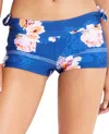 Seafolly Tie Side Active Short In Wildflower In Multi