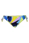 Seafolly Tropfest Loop Tie Side Pant True Navy In Multi