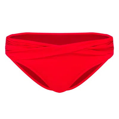 Seafolly Twist Band Hipster Chilli In Red