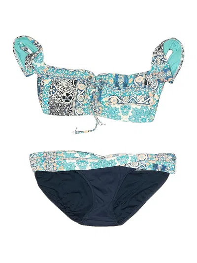 Pre-owned Seafolly Two Piece Swimsuit In Blue