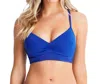 Seafolly Underwire Dd-cup Bralette Bikini Top In Sea French Blue In Multi