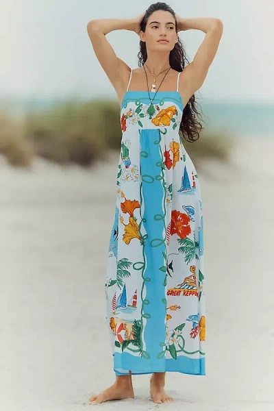 Seafolly Viva Vacation Maxi Dress In Multi