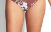 Seafolly Wild Tropics Hipster Bikini Bottom In Amber In Brown